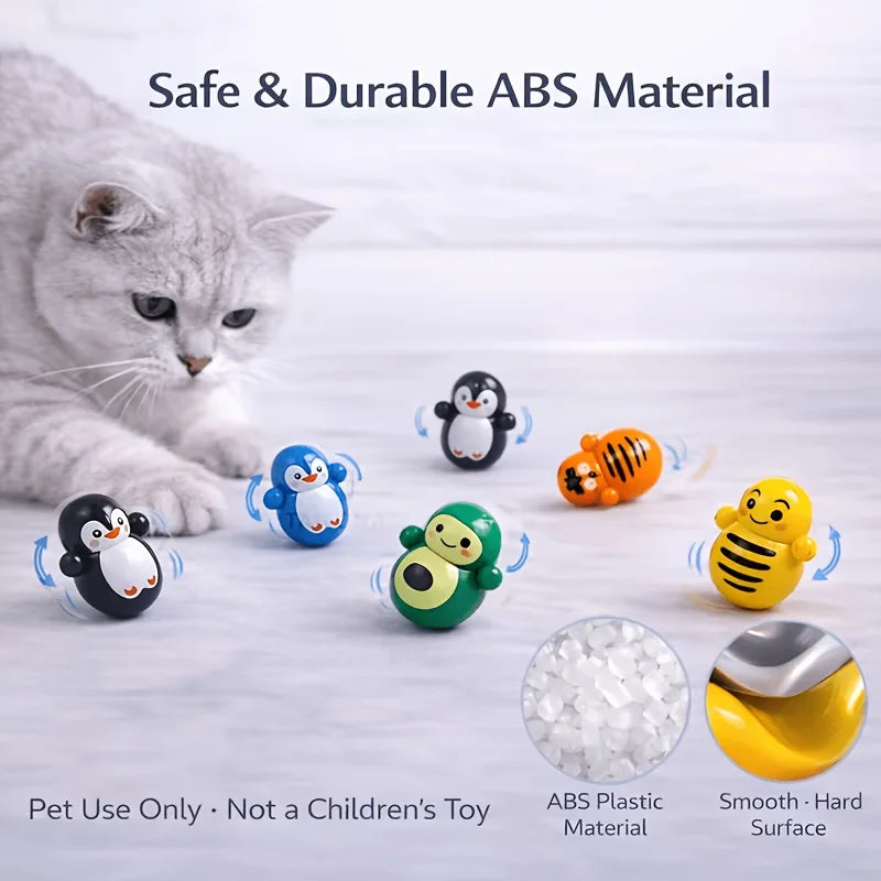 Self-Rolling Tumbler Cat Toys – view 4