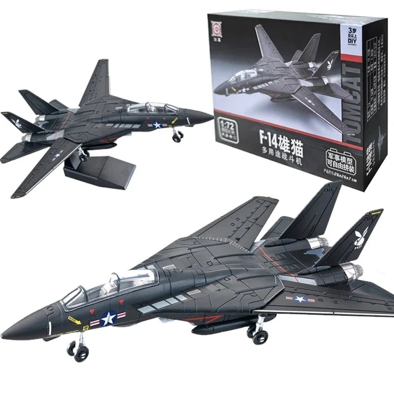 1:72 Fighter Jet Building Block Model