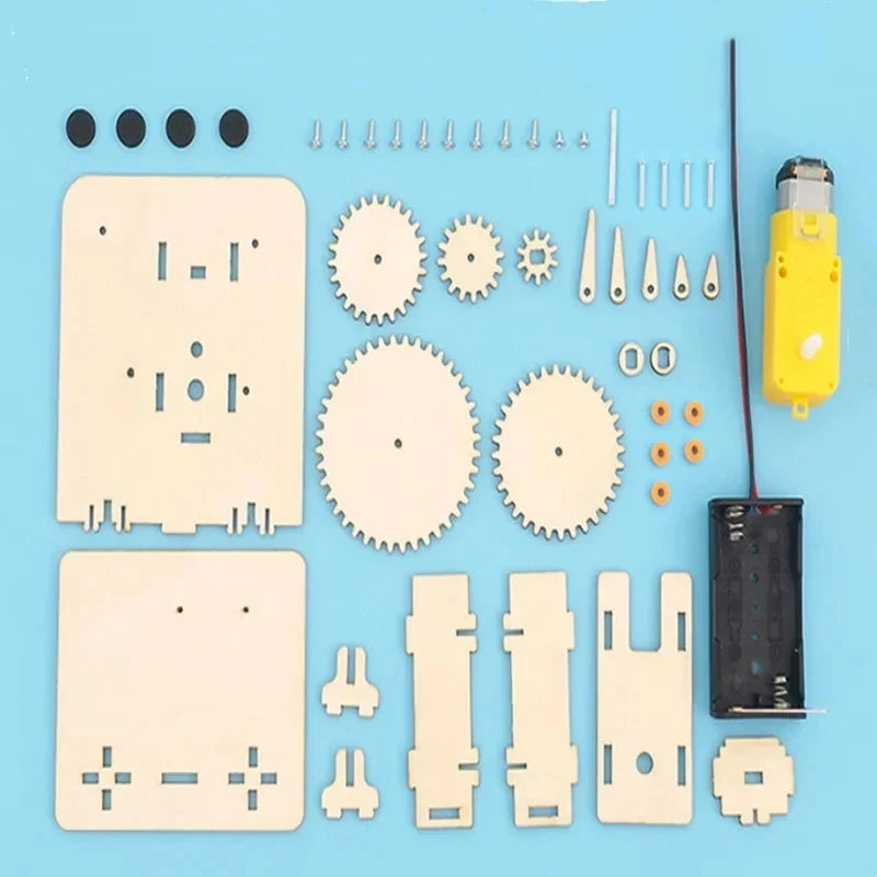 3D Wooden Mechanical Gear Puzzle Kit – view 4