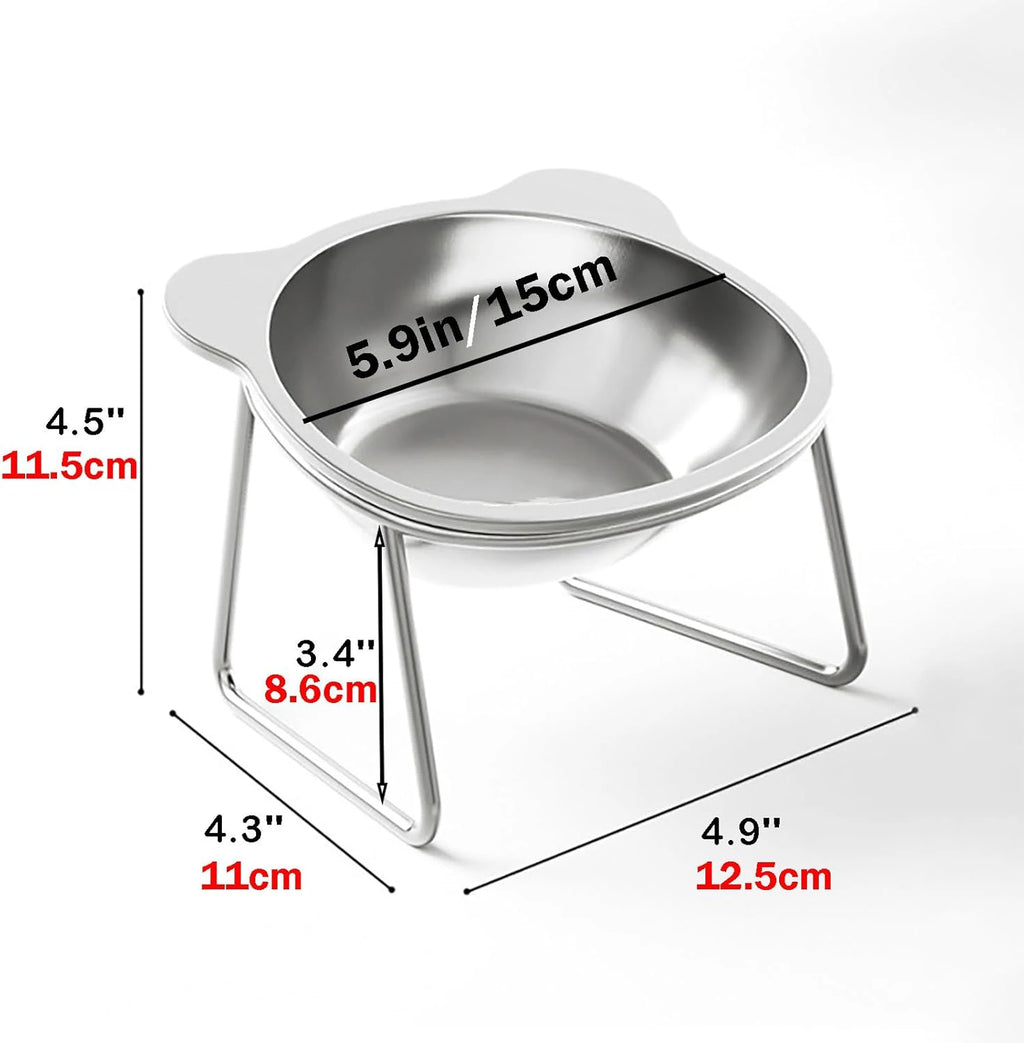 Elevated Tilted Cat Bowl – view 6