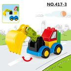 Large Block Construction Vehicle Set – view 12