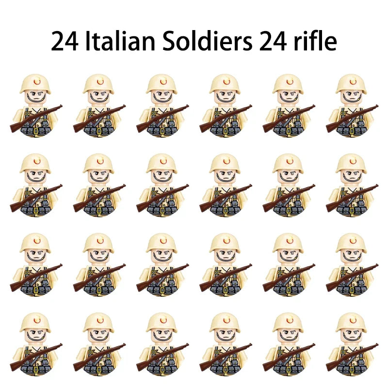 24PCS WWII Army Brick Figures – view 62