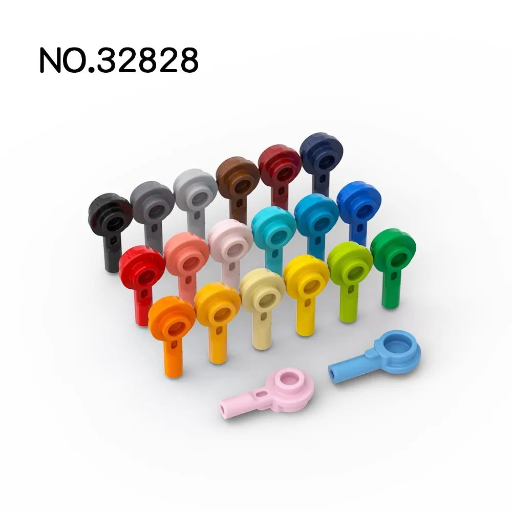 50PCS 1x1 Round Plates with Bar – view 2