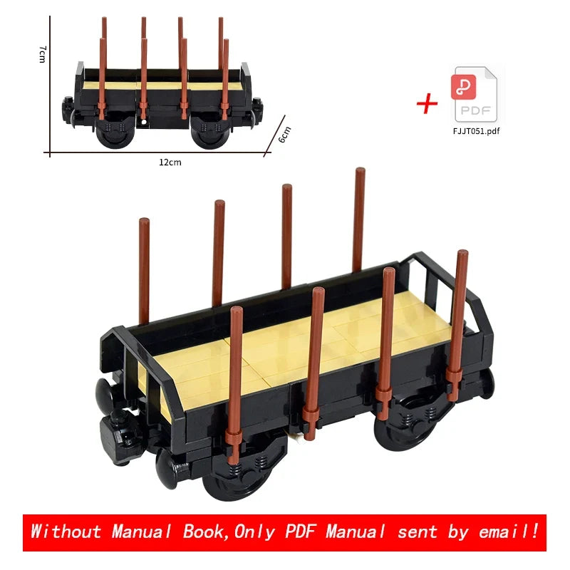 Brick Train Base, Wheels & Carriage Parts – view 4