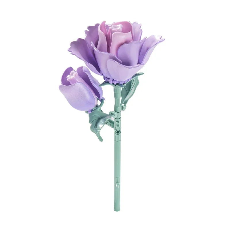 Brick Tulip & Rose Bouquet Building Set – view 10