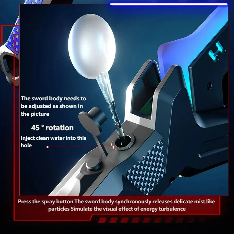 2-in-1 LED Light-Up Sword & Axe Toy – view 2