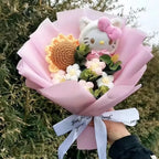 Cartoon Cat Plush Rose Bouquet – view 13