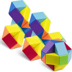 Rainbow Puzzle Snake Twist Toy – view 2