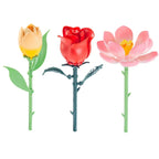 Brick Tulip & Rose Bouquet Building Set – view 4