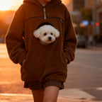 Bouclé Pet Carrier Hoodie – view 5