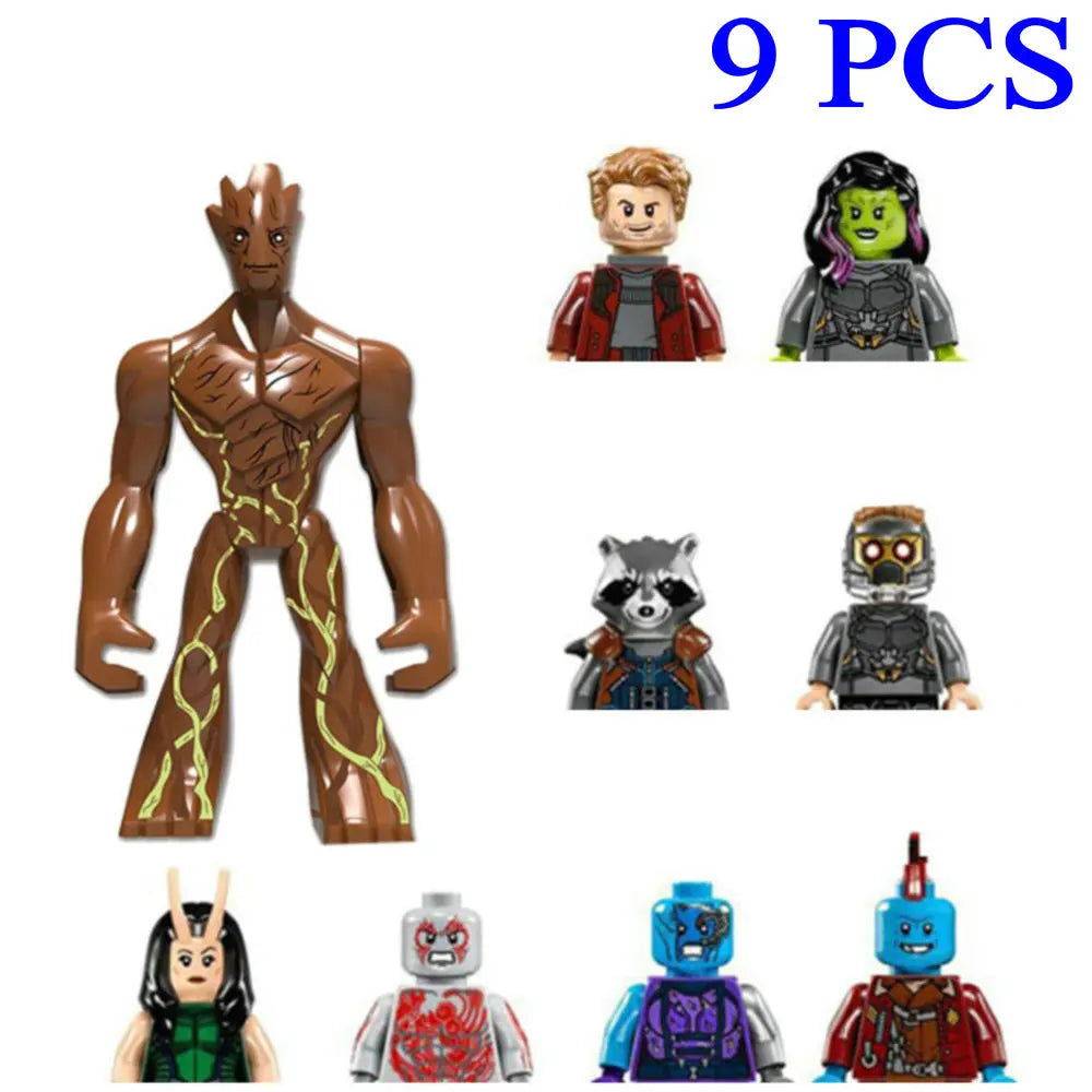 4cm Children Anime Figure Hero Building Blocks Kid Gift Assembling Toy Model Characters Figurine Bricks Boy Child Children Ninja