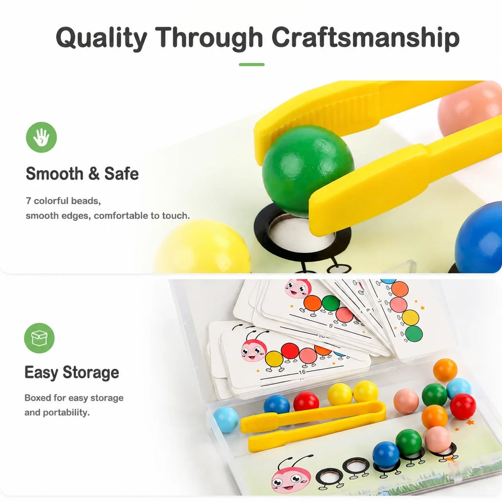 Clip Beads Sorting Learning Set – view 3