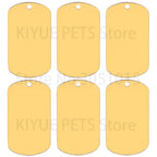 Blank Stainless Steel Dog ID Tags – view 10
