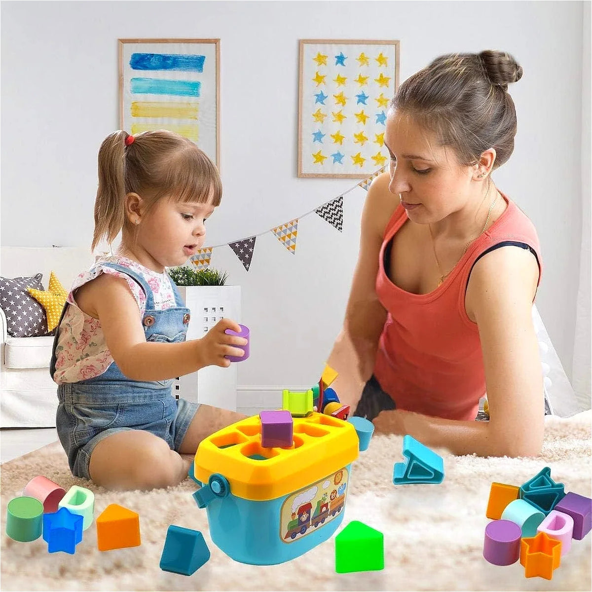 Montessori ABC & Shape Sorter Toddler Toy – view 4