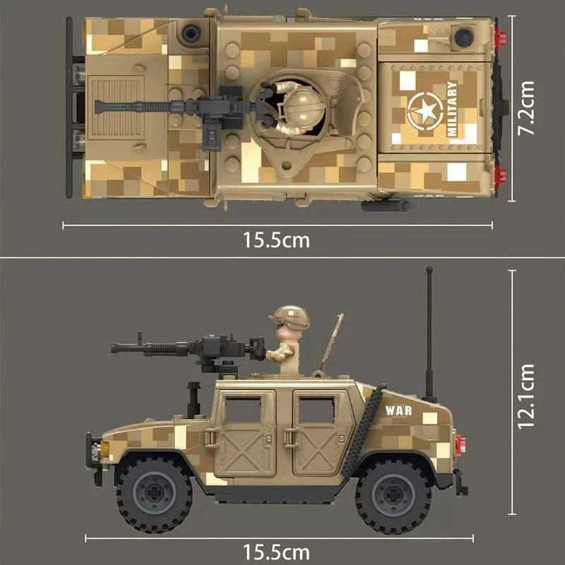 Military Armored Vehicle Building Blocks – view 2