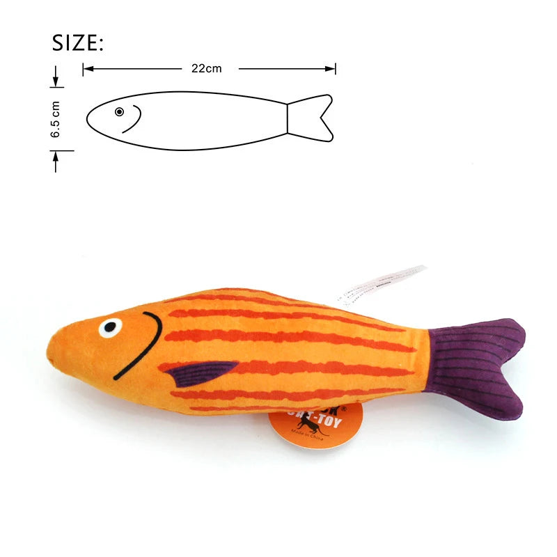 Realistic Fish Cat Toy with Catnip – view 14