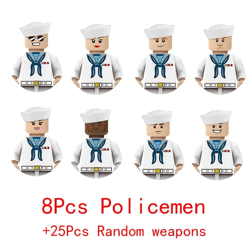 Special Forces Brick Figure & Vehicle Set – view 56