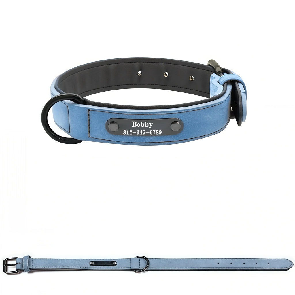 Personalized Leather Dog Collar – view 10