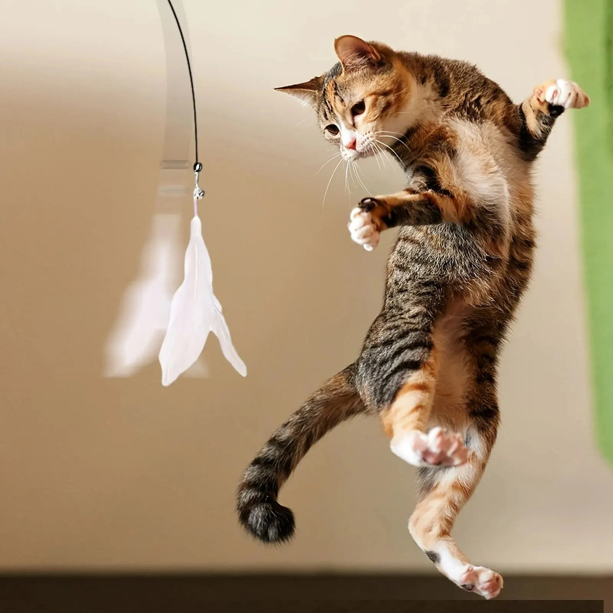Interactive Cat Teaser Wand with Suction Cup – view 6