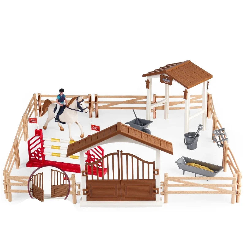 Horse Race Farm Playset with Figures – view 2