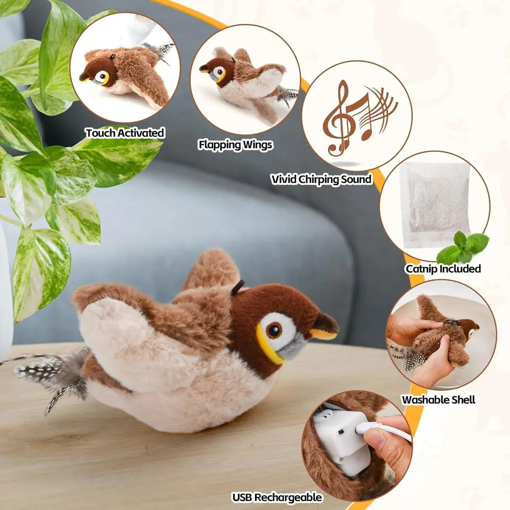 Flapping Bird Cat Toy – view 5