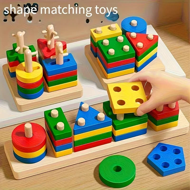 Montessori Wooden Learning Toys for Toddlers