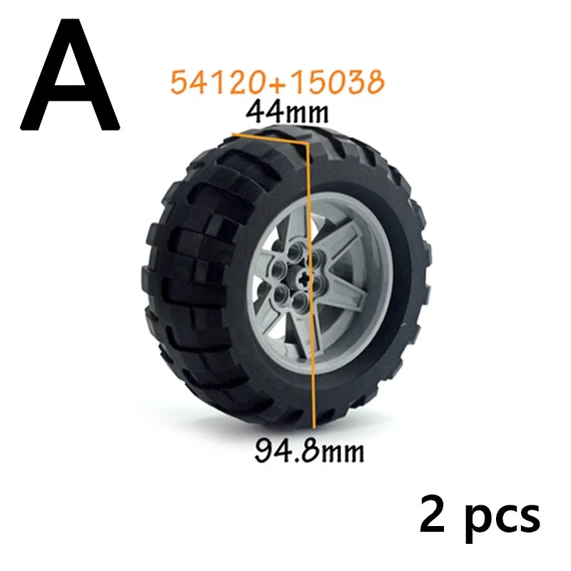 Technical Tires & Wheel Hubs Brick Parts – view 39