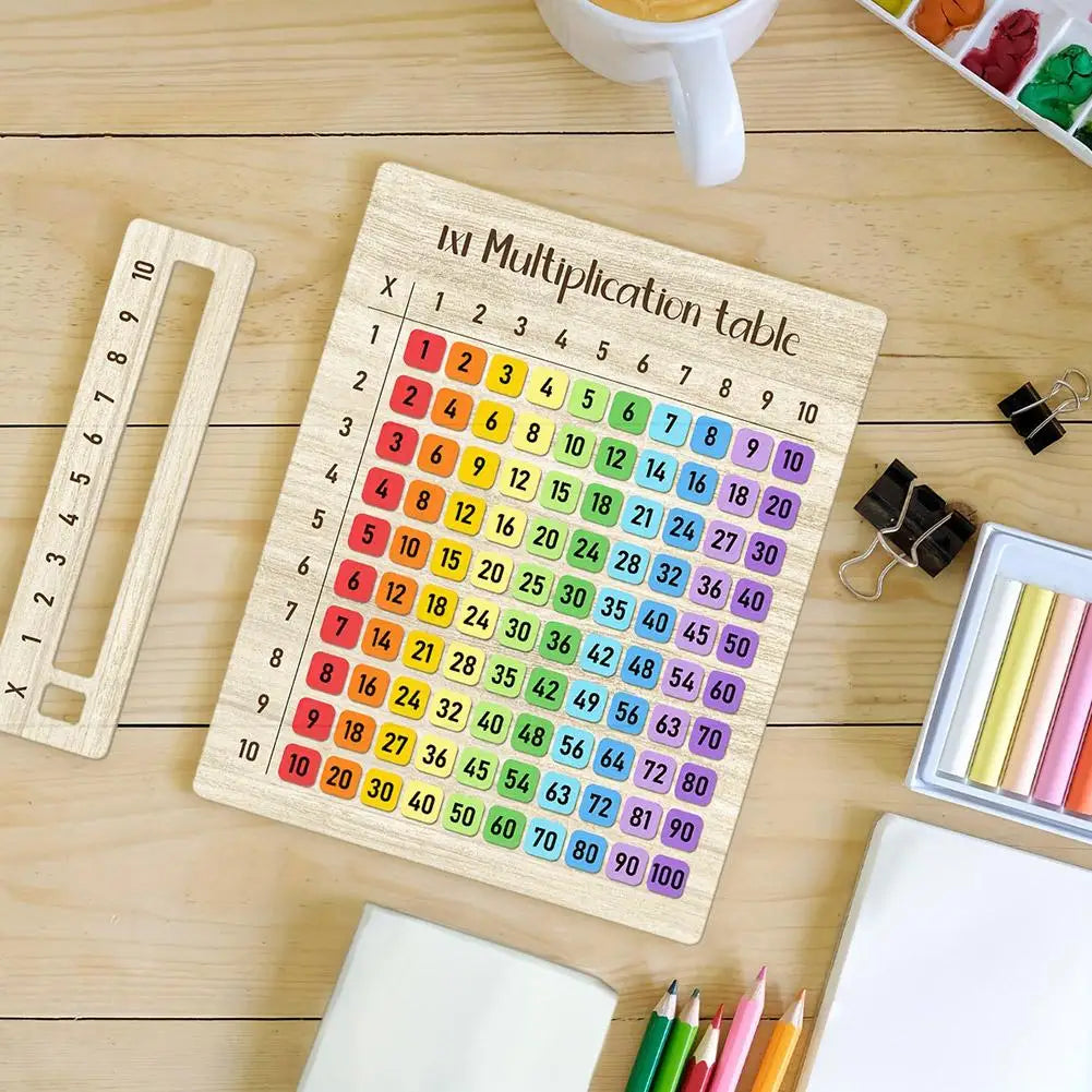 Wooden Multiplication Board Math Game – view 3