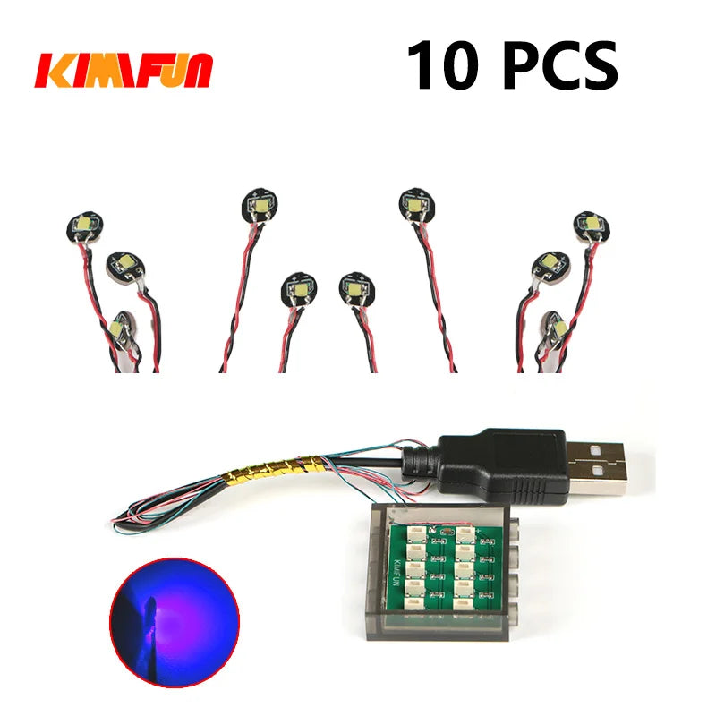 10PCS RGB LED Brick Lights (USB) – view 7