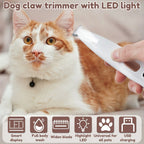 Waterproof Dog Paw Trimmer with LED Light – view 2