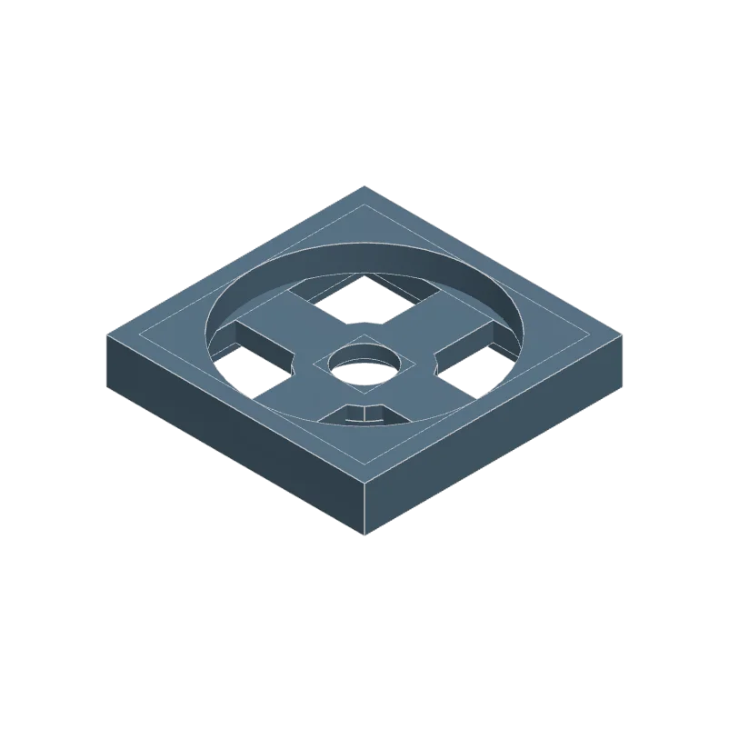 50PCS 2x2 Turntable Plates – view 12