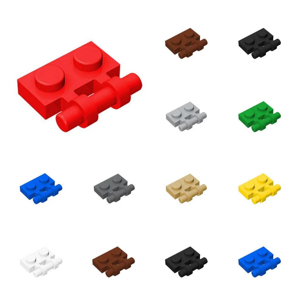 50PCS 1x2 Plates with Handle