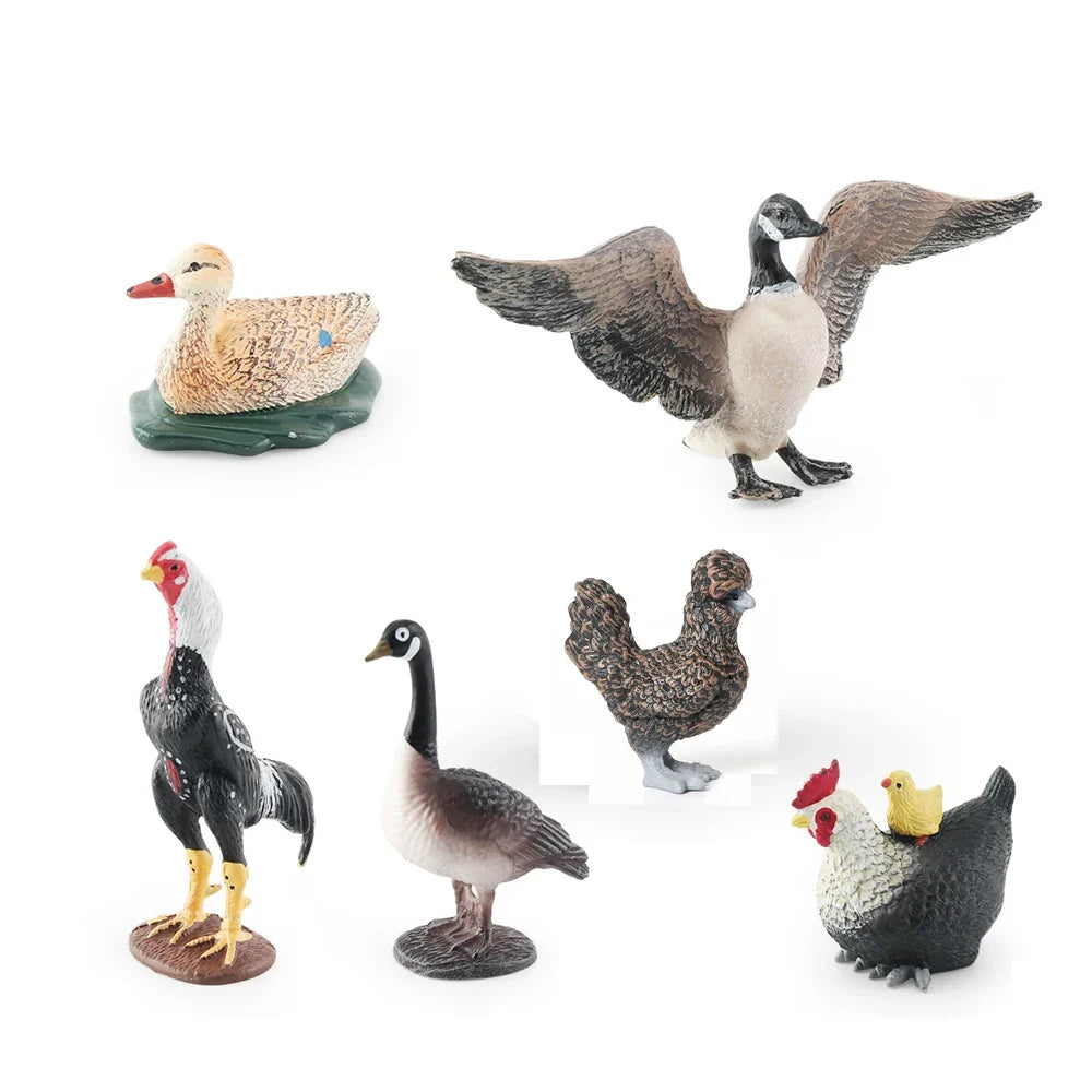 Realistic Farm Poultry Figurines – view 6