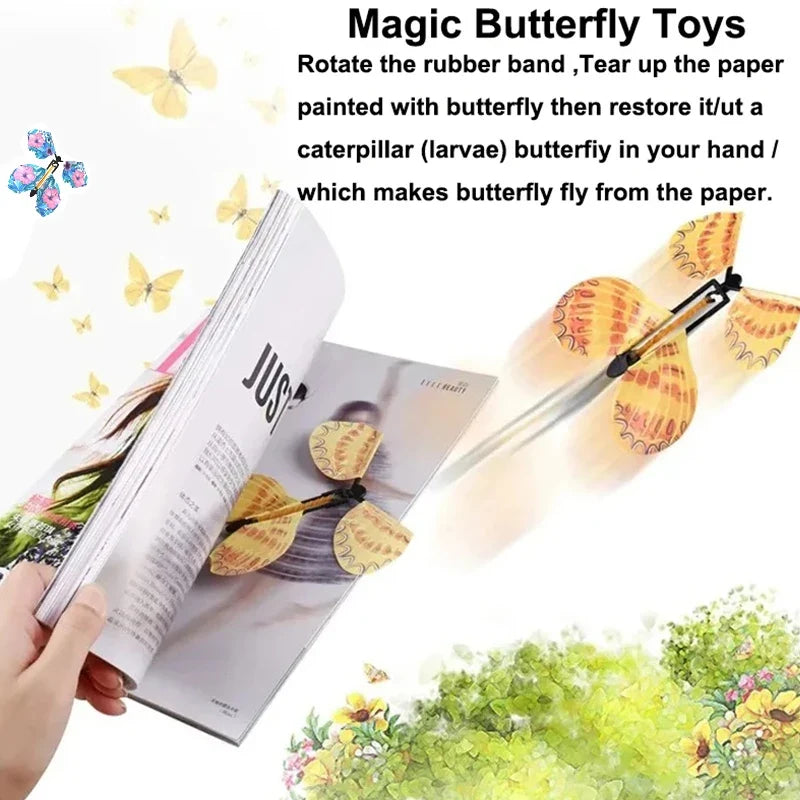 Wind-Up Flying Butterflies (10PCS) – view 3