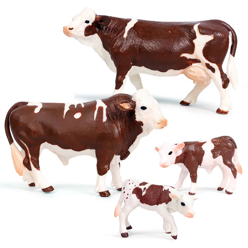 Realistic Cattle Cow & Bull Figurines – view 2