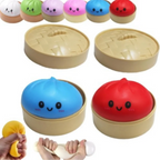 Kawaii Dumpling Bun Squishy Stress Toy