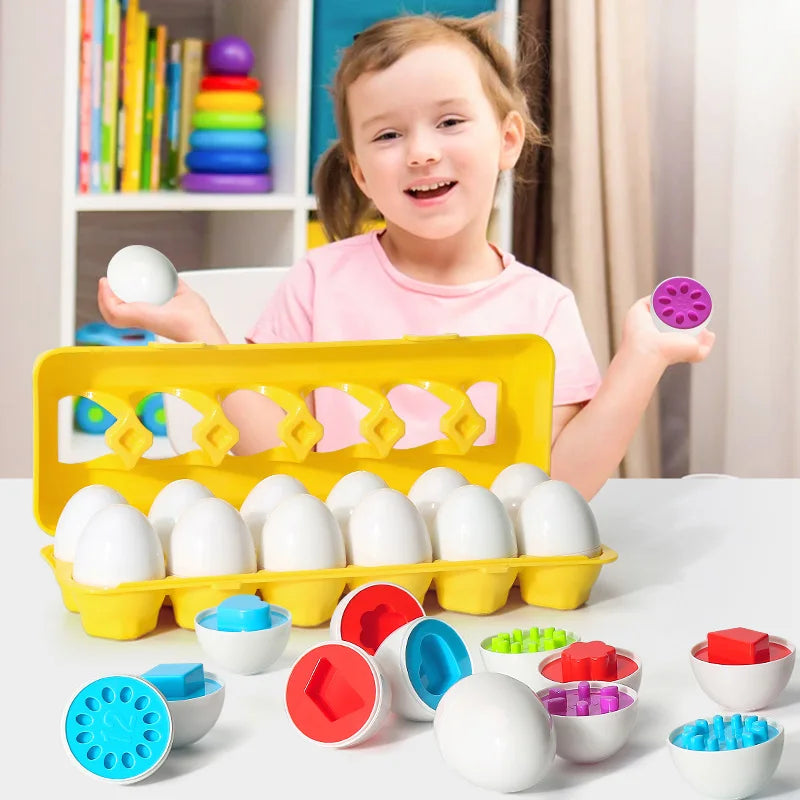 Montessori Smart Egg Shape Matching Toy – view 3