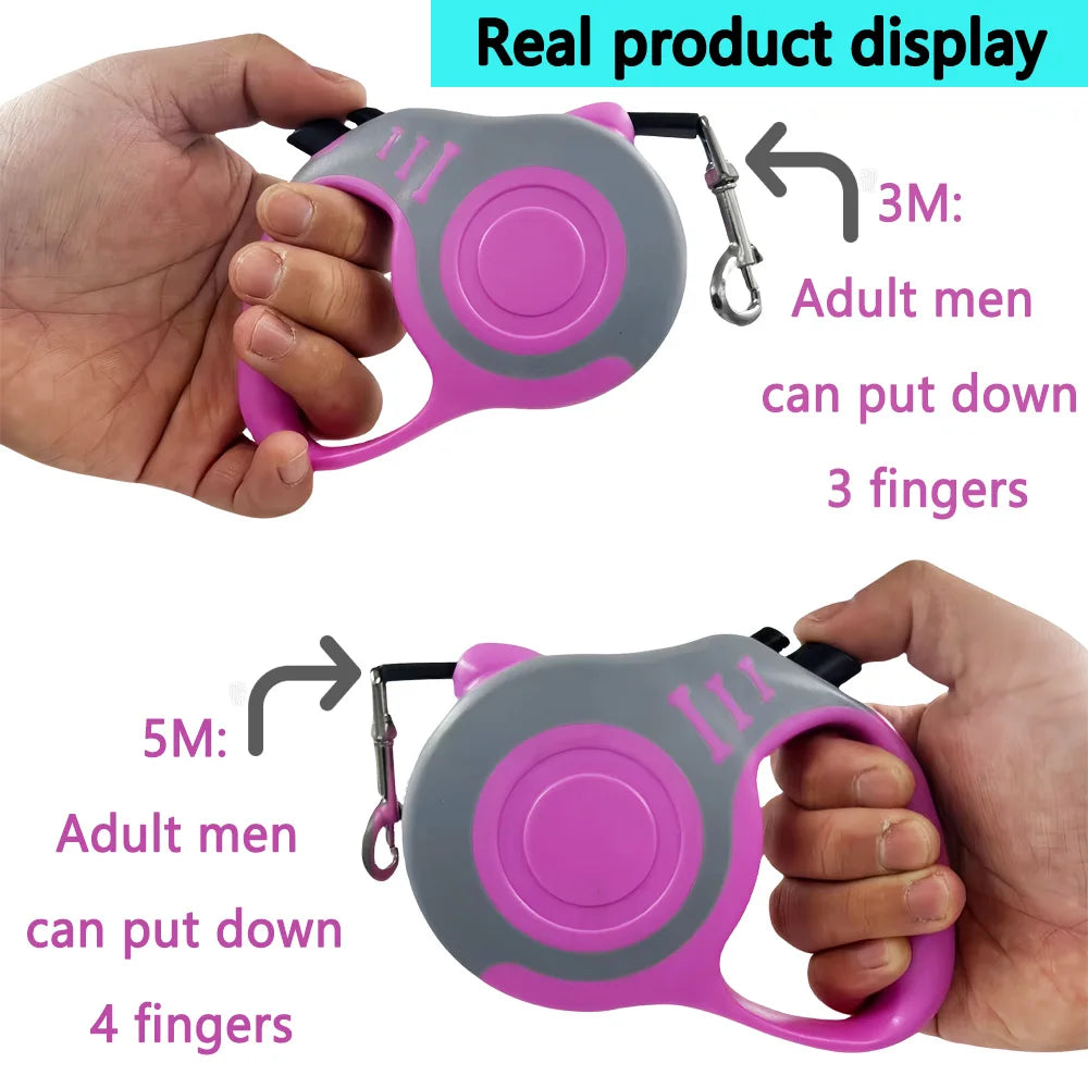 Retractable Dog Leash 3m & 5m – view 5