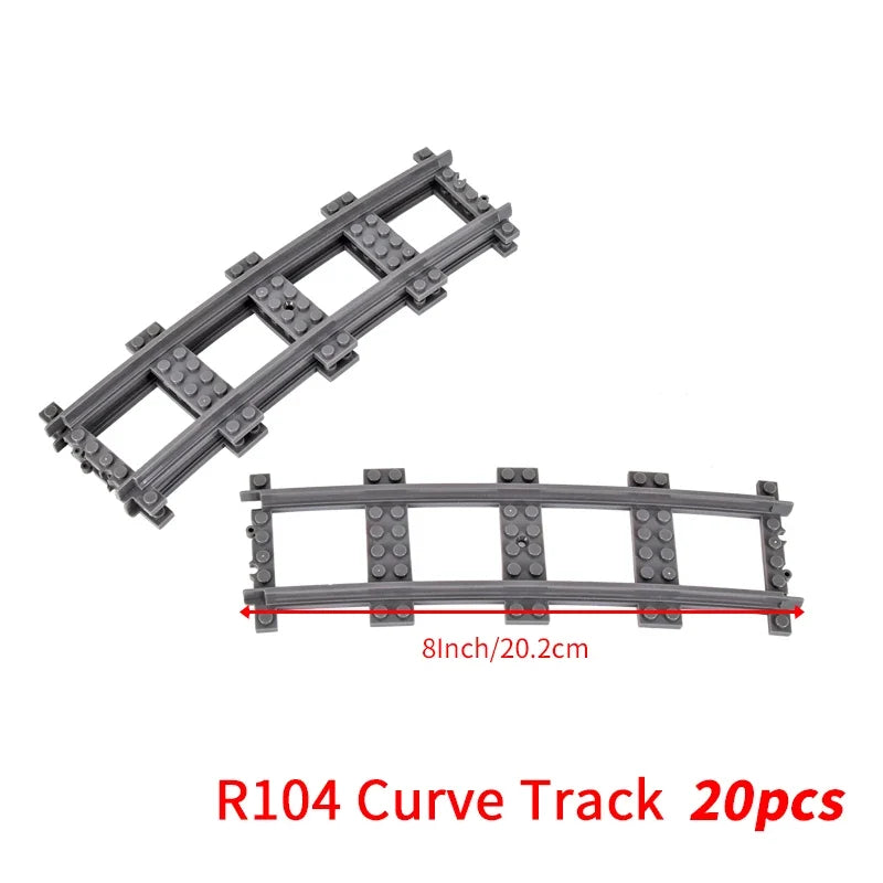Brick Train Curve Track Parts – view 25