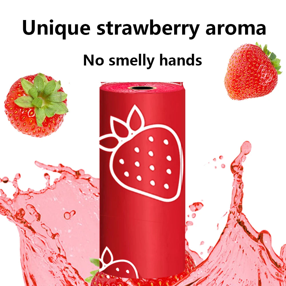 Strawberry-Scented Dog Poop Bags – view 5