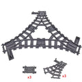 Brick Train Curve Track Parts – view 53
