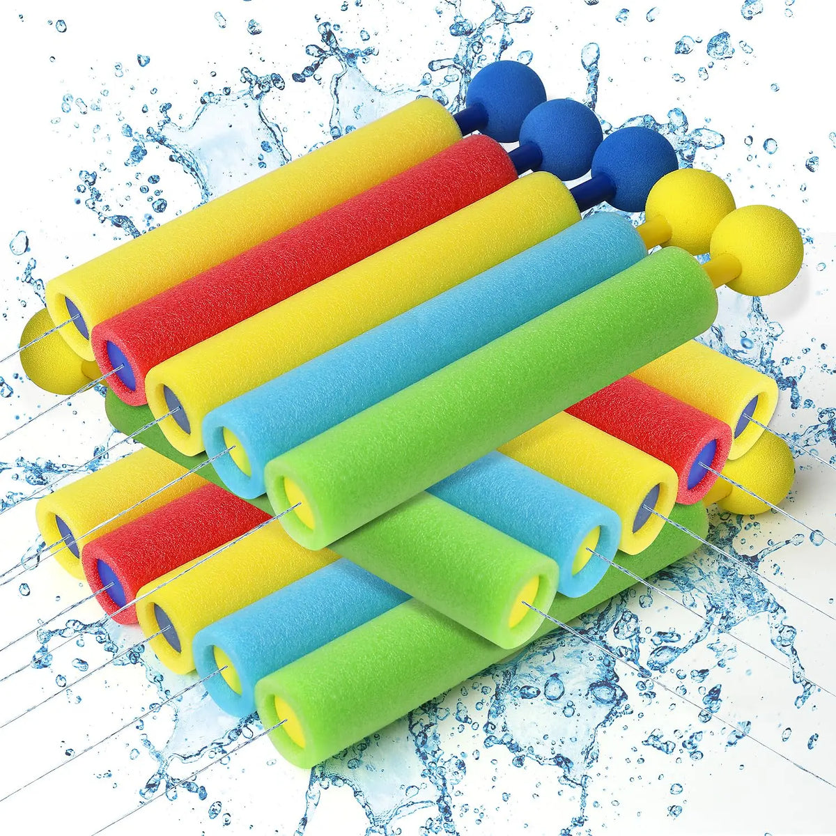Foam Water Blasters 6/12 Pack for Kids
