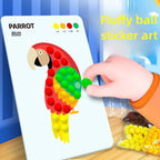Furry Ball Paste Painting Craft Kit – view 2
