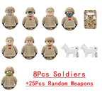 Army & Police Brick Figure Set – view 65