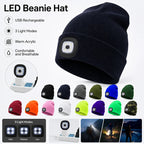 LED Beanie Hat with Light