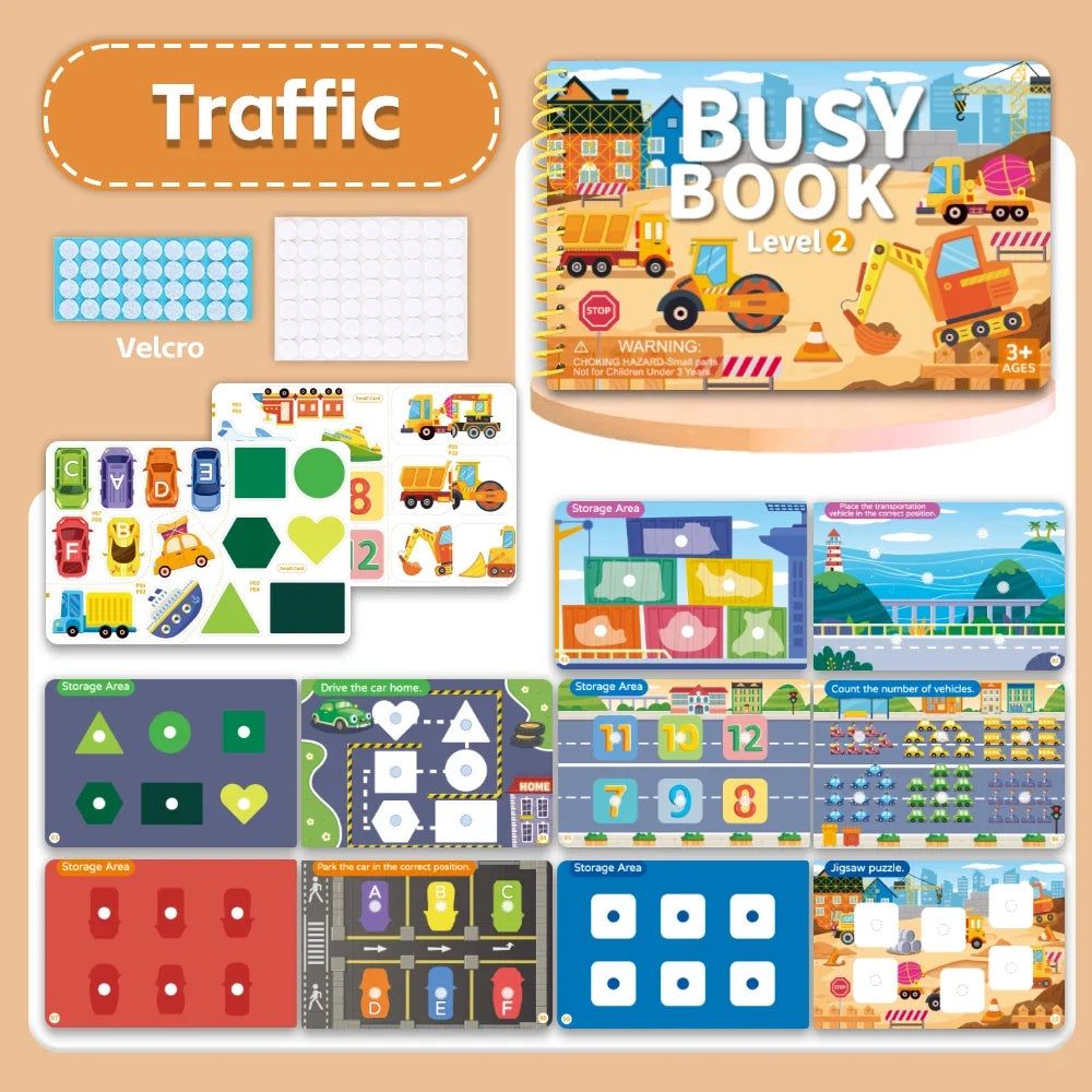 Reusable Sticker Busy Book for Kids – view 7