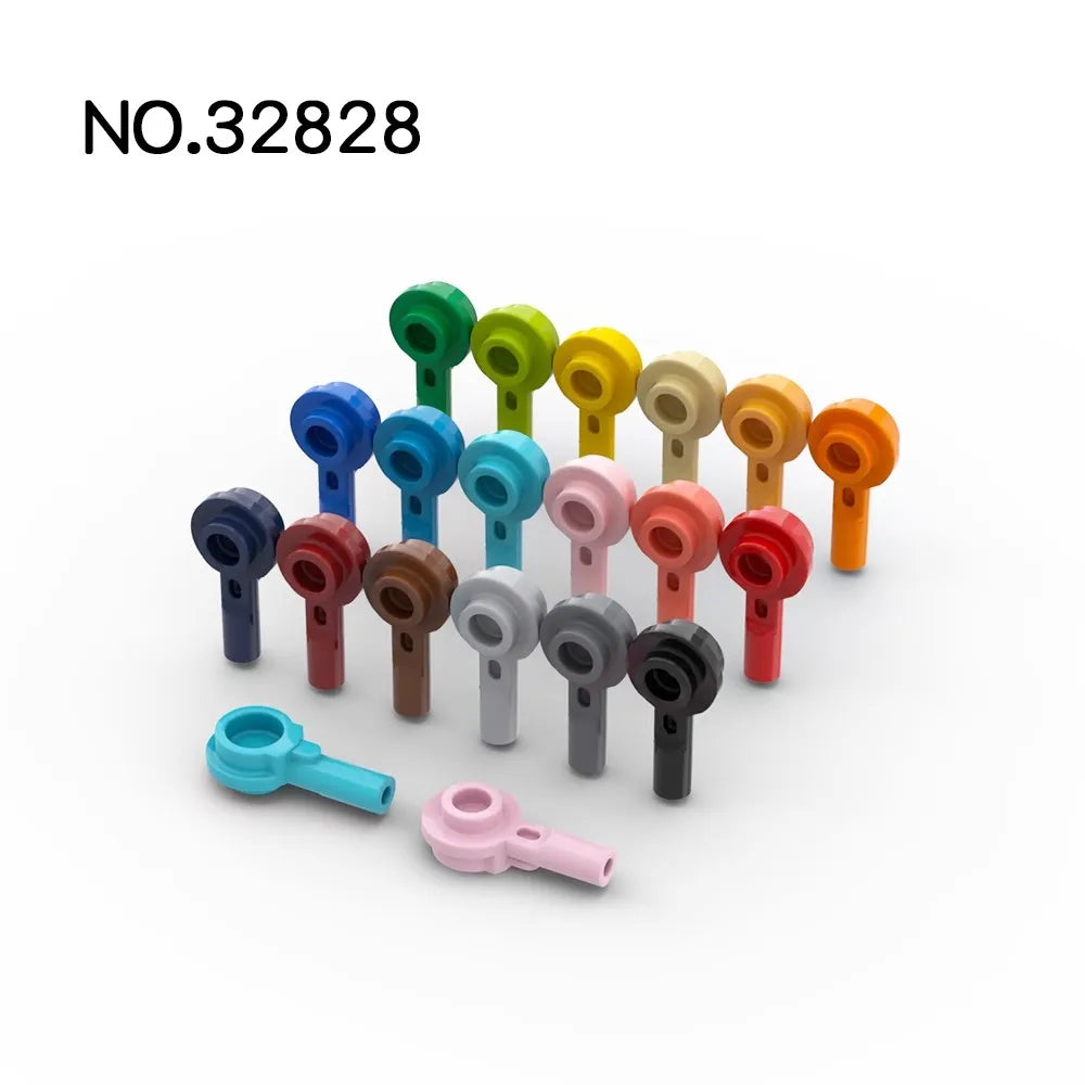 50PCS 1x1 Round Plates with Bar
