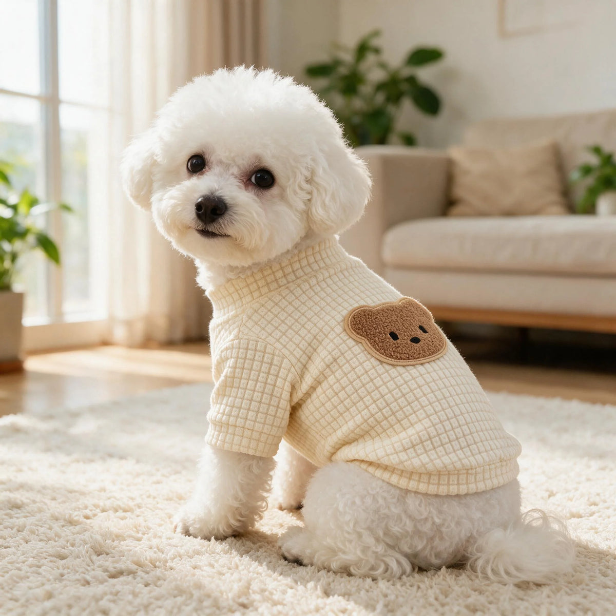 Waffle Knit Dog T-Shirt – view 5