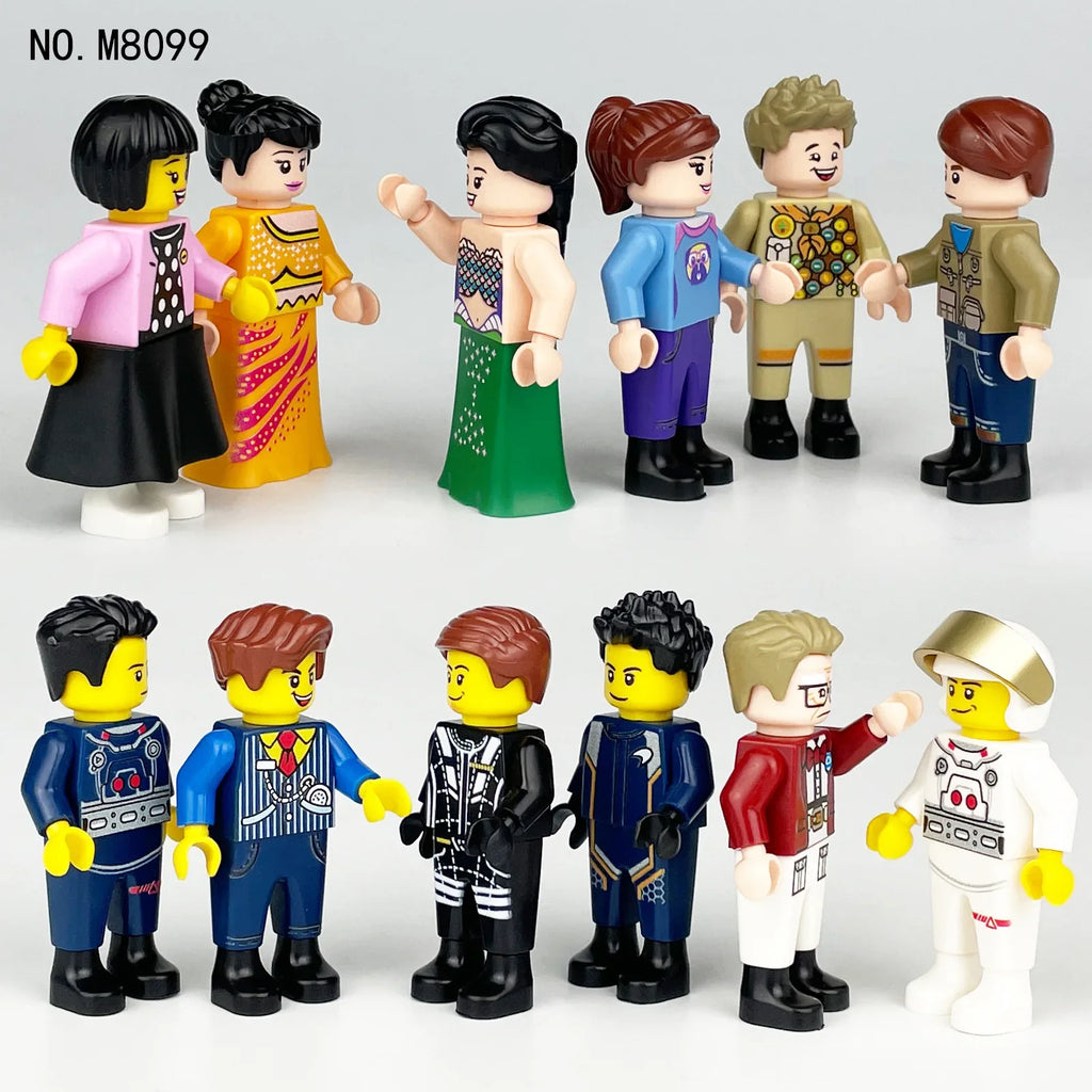 4cm Children Anime Figure Hero Building Blocks Kid Gift Assembling Toy Model Characters Figurine Bricks Boy Child Children Ninja