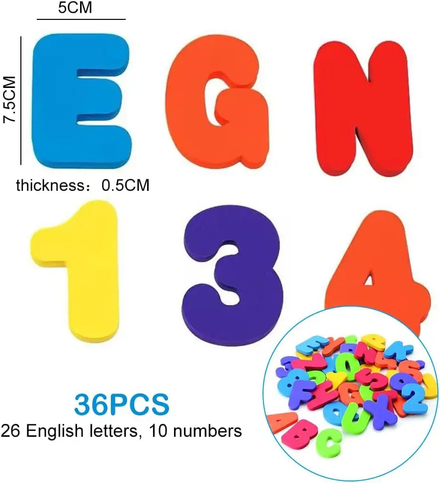 Foam Bath Letters & Numbers (36PCS) – view 6